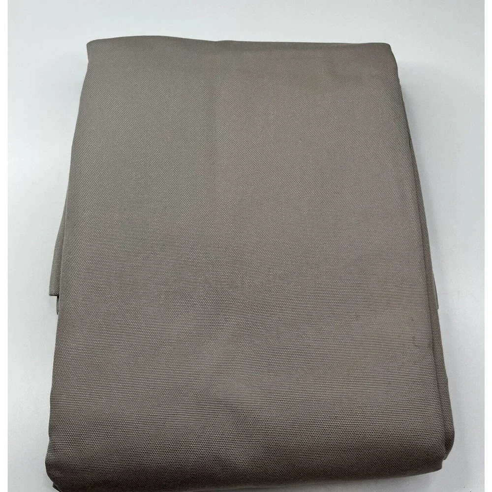 NWT RH Perennials Restoration Hardware Indoor Drapery Curtains Rod Pocket Tan